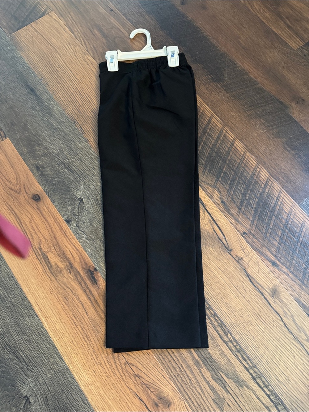 Kids Black Formal Dress Pants - Elastic Waist